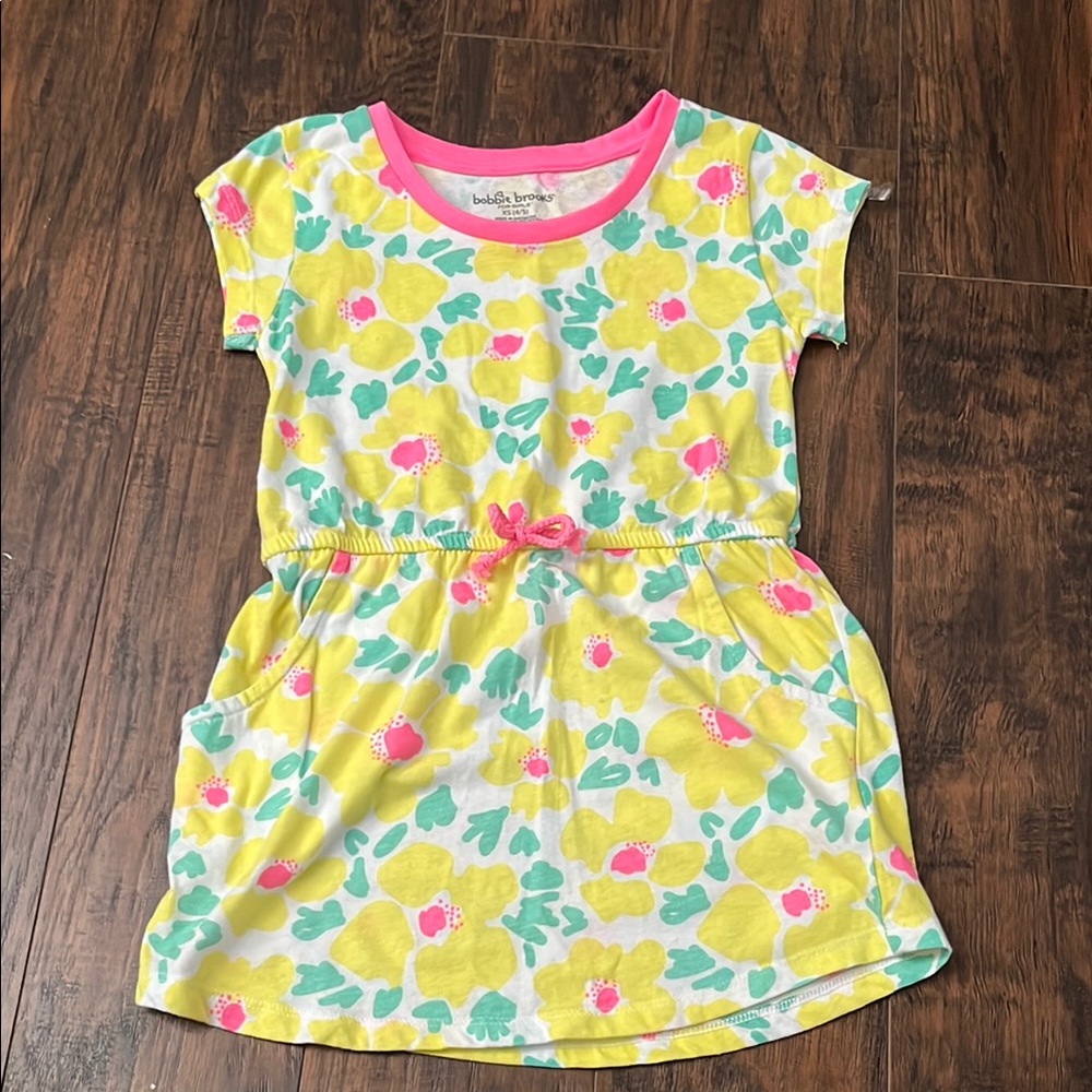 Colorful Floral Kids Dress